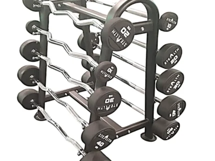 Stealth Fixed Barbell Set – Curl & Straight (10kg to 50kg)